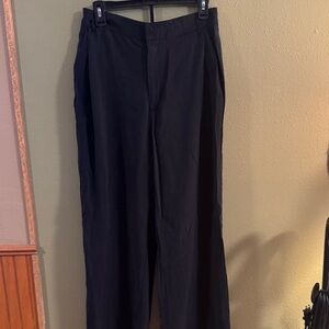 Zara Women's Black Wide Leg Pants
